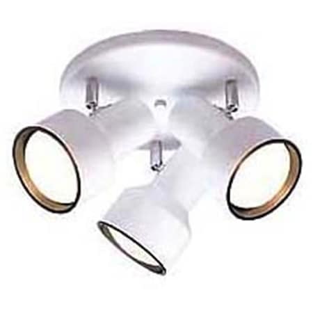 Three Light Multi-Directional Ceiling Fixture